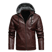 Jaqueta Masculina de Inverno em Couro Legítimo - Icebound