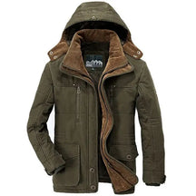 Jaqueta Masculina de Inverno em Couro Legítimo - Centure