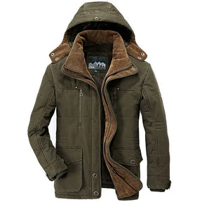 Jaqueta Masculina de Inverno em Couro Legítimo - Centure