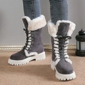 Bota Feminina de Inverno em Couro Legítimo - Invernal