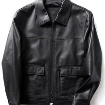 Jaqueta Masculina de Inverno em Couro Legítimo - Artic
