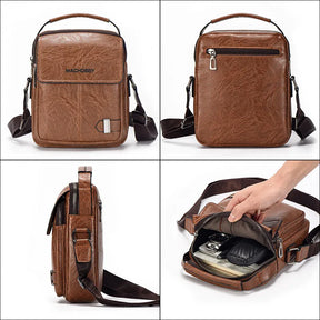 Bolsa Masculina De Couro Legítimo - Stratus