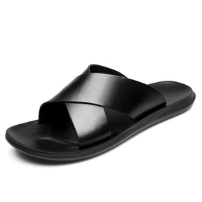 Sandália Masculina em Couro Legítimo - Logen