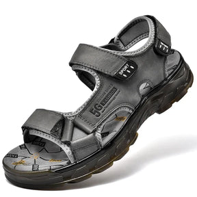 Sandália Masculina em Couro Legítimo - Trattes