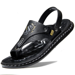 Sandália Masculina em Couro Legítimo - Wise