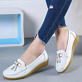 Mocassim de Couro Legítimo Feminino Casual - Yummy