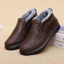 Bota Masculina de Inverno em Couro Legítimo - Estilo Social