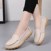 Mocassim de Couro Legítimo Feminino Casual - Bonita