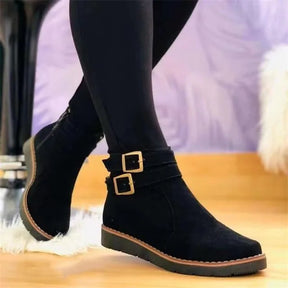 Bota Feminina de Inverno em Couro Legítimo - Glow