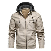 Jaqueta Masculina de Inverno em Couro Legítimo - Icebound