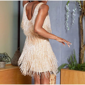 Vestido Feminino Com Franjina - Glim 7