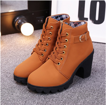 Botas Femininas em Couro Legítimo - Punk Leather
