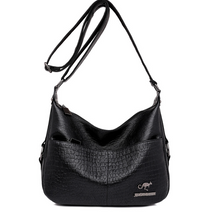 Bolsa De Couro Legítimo Feminina Crossbody  - Virtua