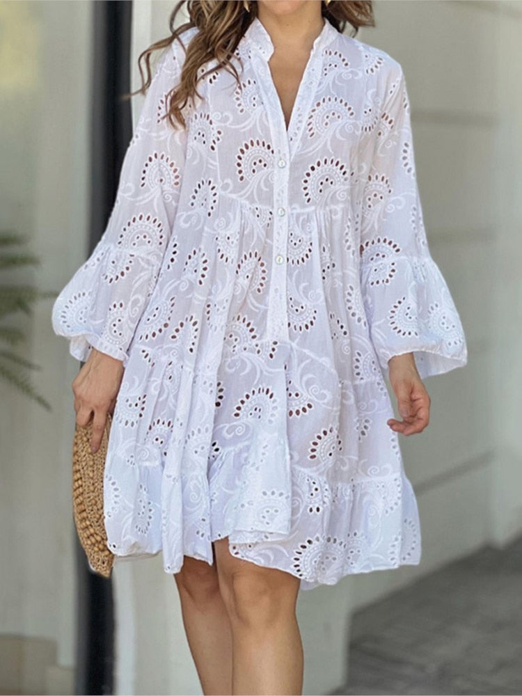 Vestido Feminino Soltinho Para o Verão - Yasmin 5