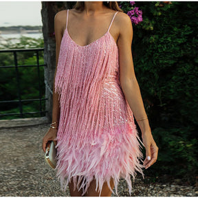 Vestido Feminino Com Franjina - Glim 7