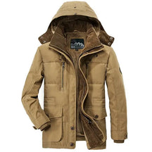 Jaqueta Masculina de Inverno em Couro Legítimo - Centure