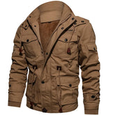 Jaqueta Masculina de Inverno em Couro Legítimo - Glacier