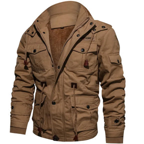 Jaqueta Masculina de Inverno em Couro Legítimo - Glacier