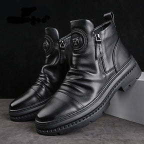 Bota Masculina de Couro Legítimo -Comfort Brutus