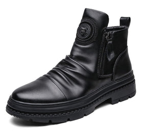 Bota Masculina de Couro Legítimo -Comfort Brutus