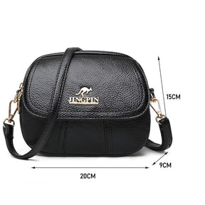 Bolsa Tranversal Feminina Pequena de Couro Legítimo Luxuosa - Mini Lovely