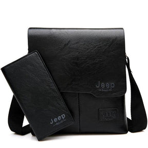 Bolsa de Lado+Carteira de Couro - Jeep Bulue