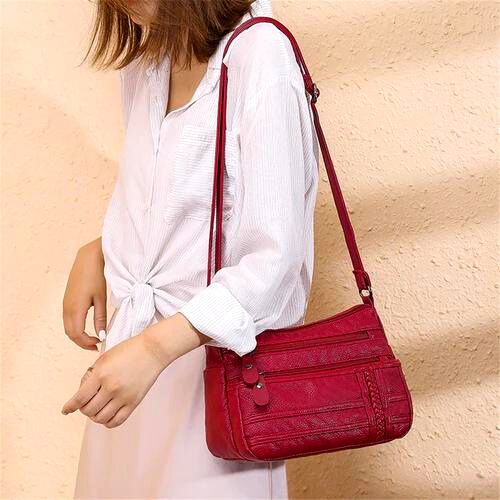 Bolsa Feminina de Couro Legítimo - Elegance Crossbody Deluxe