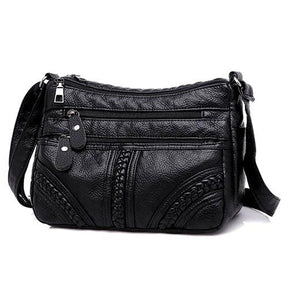 Bolsa Feminina de Couro Legítimo - Elegance Crossbody Deluxe