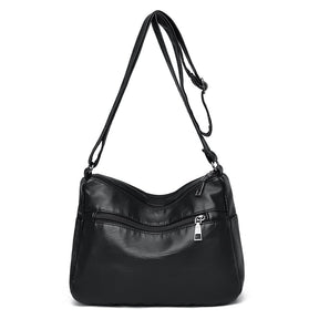 Bolsa Feminina de Couro Legítimo Transversal - Letícia