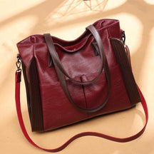 Bolsa de Couro Legítimo Feminina Clássica - Sofia Vintage Girl