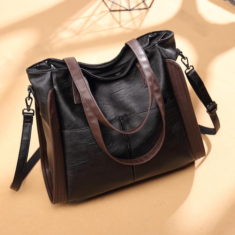 Bolsa de Couro Legítimo Feminina Clássica - Sofia Vintage Girl
