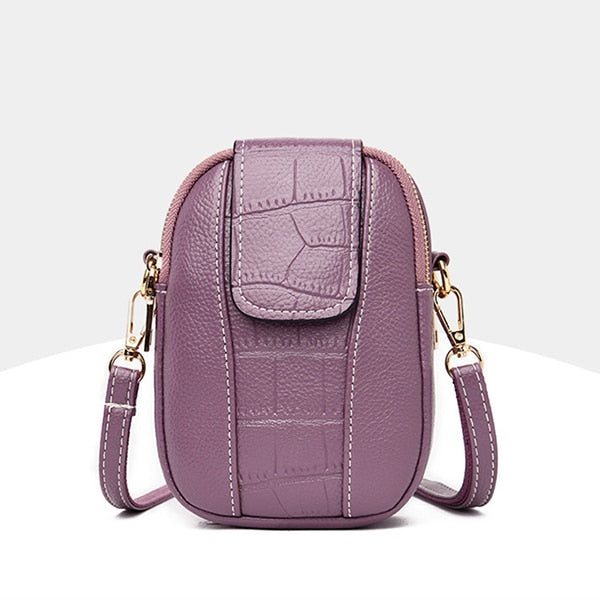 Bolsa Feminina Crossbody Bag de Couro Legítimo - Versa Chic