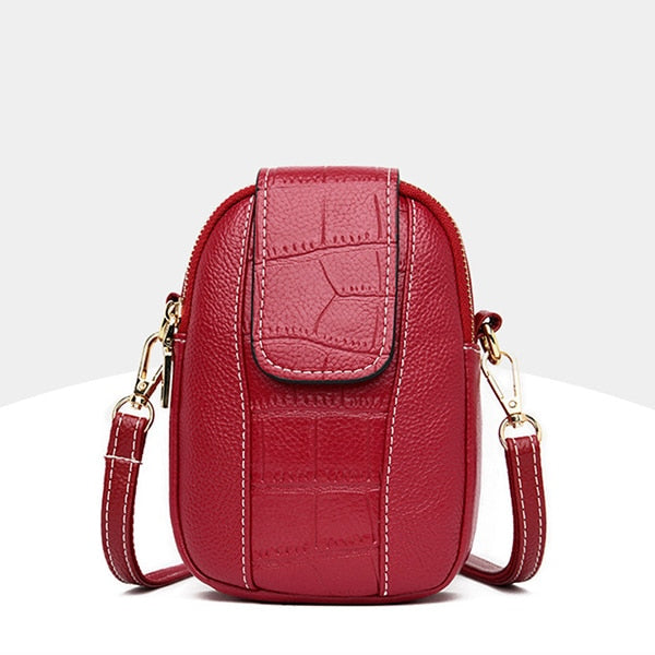 Bolsa Feminina Crossbody Bag de Couro Legítimo - Versa Chic