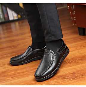 Sapato de Couro Legítimo Masculino Antiderrapante - Elite Sole X