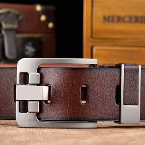 Cinto Masculino de Couro Legítimo - SteelBelt