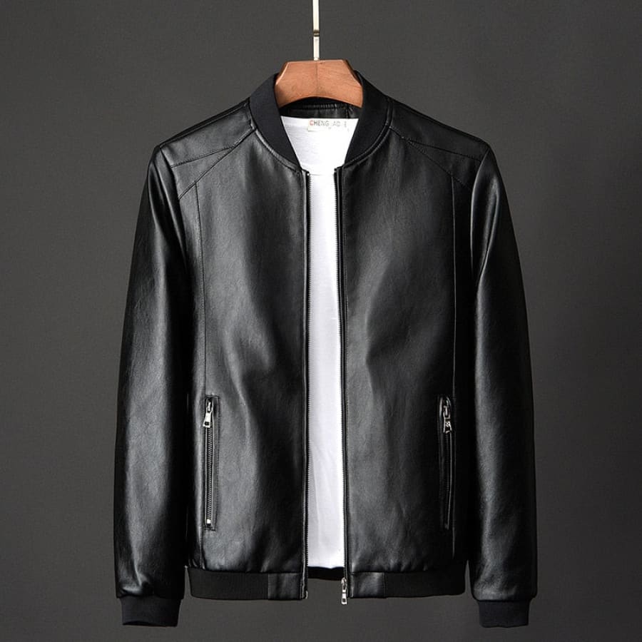 Jaqueta de Couro Masculina Casual Confortável - Leather Max