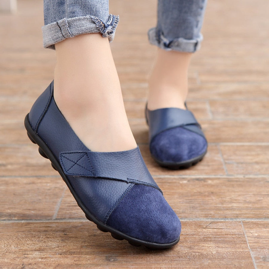 Mocassim Feminino Confortável de Couro Legítimo - Ultra Flex
