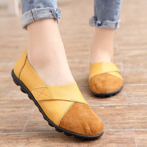 Mocassim Feminino Confortável de Couro Legítimo - Ultra Flex