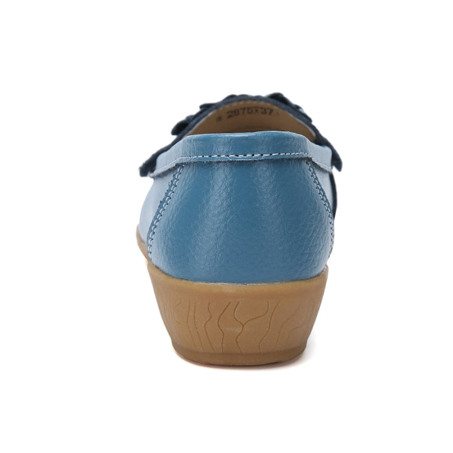 Mocassim Feminino Tratorado de Couro Legítimo - Sophie