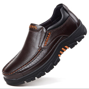 Sapato Masculino Casual Slip On de Couro Legítimo - Active Comfort