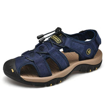 Sandália de Couro Legítimo Masculina Confortável e Elegante - Couro Craft