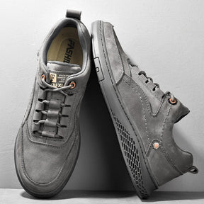 Tênis Casual Masculino de Couro Legítimo - Comfort Balance